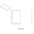 NATUREL - Naturel Plan Naturel Stilla 30x2,5x46 cm marron (STILLAF03004) - vignette