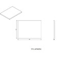 NATUREL - Naturel Plan Naturel Stilla 60x2,5x46 cm marron (STILLAF06006) - vignette
