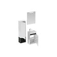 NATUREL - Naturel Ensemble de salle de bain avec lavabo comprenant mitigeur de lavabo, bec et siphon Naturel Stilla blanc brillant (KSETSTILLA021) - vignette