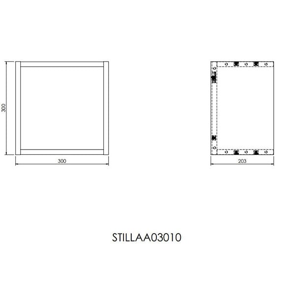 NATUREL - Naturel Ensemble de salle de bain avec lavabo comprenant mitigeur de lavabo, bec et siphon Naturel Stilla blanc brillant (KSETSTILLA021) - large