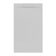 SWISS AQUA TECHNOLOGIES - Swiss Aqua Technologies Fusion Receveur de douche 120x80cm en marbre coulé, Gris perle (SATFU12080GRP) - vignette