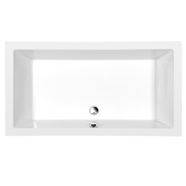 POLYSAN - Polysan Deep 110x75x26 cm baignoire rectangulaire en acrylique, sans pieds, blanc (72883) - large