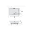 POLYSAN - Polysan Deep 110x75x26 cm baignoire rectangulaire en acrylique, sans pieds, blanc (72883) - vignette