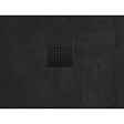 SWISS AQUA TECHNOLOGIES - Swiss Aqua Technologies B-Way Receveur de douche rectangulaire 120x90 avec siphon, en marbre coulé, Noir (SATALEK12090) - vignette