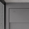 CERAMIA - Ceramia Alda receveur de douche 80x80cm en pierre de synthèse durable, gris mat (ALD15-8080G) - vignette