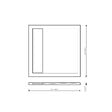 CERAMIA - Ceramia Alda receveur de douche 80x80cm en pierre de synthèse durable, gris mat (ALD15-8080G) - vignette