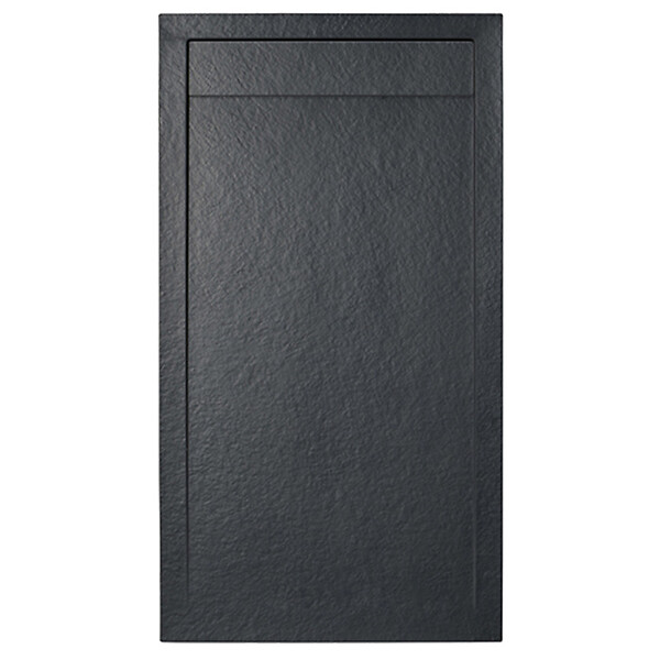 SWISS AQUA TECHNOLOGIES - Swiss Aqua Technologies Fusion Receveur de douche 120x80cm en marbre coulé, Noir (SATFUP12080G) - large
