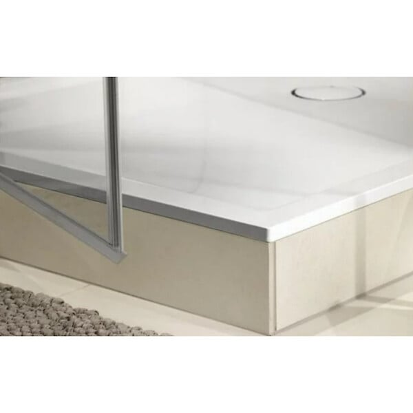 VILLEROY & BOCH - Lifetime Plus Receveur de douche rectangulaire 1000 x 800 x 35 mm, Antidérapant, Blanc (6223J301) - large