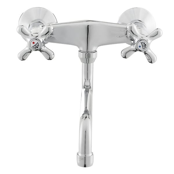 PAFFONI - Paffoni Ricordi Mélangeur de lavabo mural avec bec pivotant, Chrome (IR161) - large