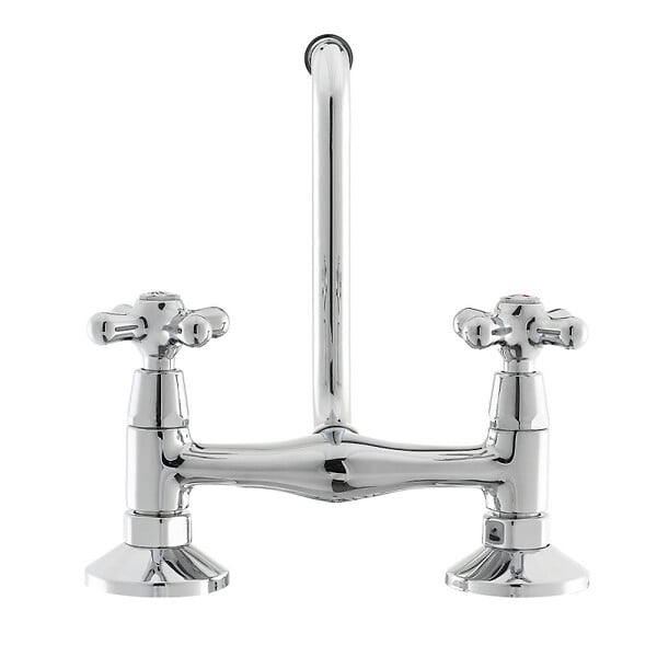 PAFFONI - Paffoni Ricordi Mélangeur de lavabo mural avec bec pivotant, Chrome (IR161) - large