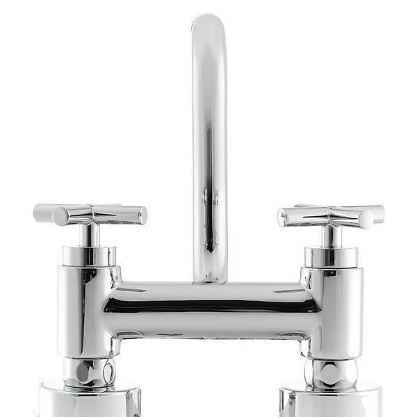 PAFFONI - Paffoni Quattro Mélangeur de lavabo mural avec bec long, Chrome (QTV161) - large