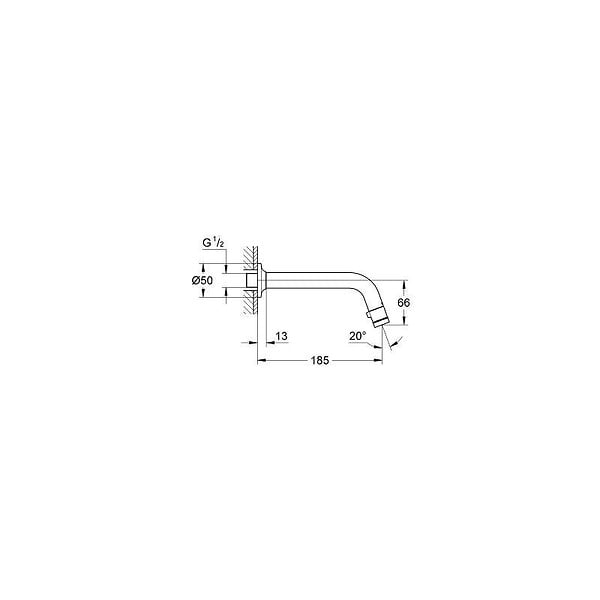 GROHE - Grohe UNIVERSAL NEW - Robinet universel montage mural (20203000) - large