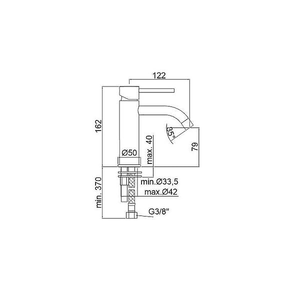 PAFFONI - Paffoni Mitigeur lavabo chromé sans tirette ni vidage - (LIG071CR) - large