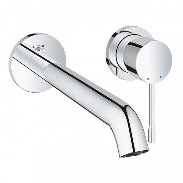 GROHE - Grohe Essence - Mitigeur monocommande 2 trous lavabo Taille L chrome (19967001-set) - large