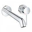 GROHE - Grohe Essence - Mitigeur monocommande 2 trous lavabo Taille L chrome (19967001-set) - vignette
