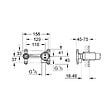 GROHE - Grohe Essence - Mitigeur monocommande 2 trous lavabo Taille L chrome (19967001-set) - vignette