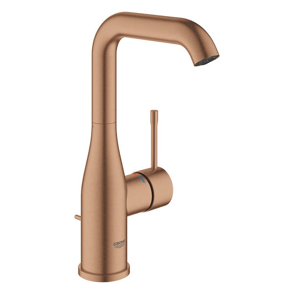 GROHE - Essence mitigeur monocommande lavabo, taille L, warm sunset brossé (G24174DL1) - large