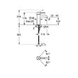 GROHE - Grohe Essence Mitigeur monocommande taille S avec cartouche en céramique, Hard graphite brossé (24172AL1) - vignette