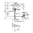 GROHE - Grohe BauEdge Mitigeur Monocommande Lavabo Taille S, Chrome (23559001) - vignette