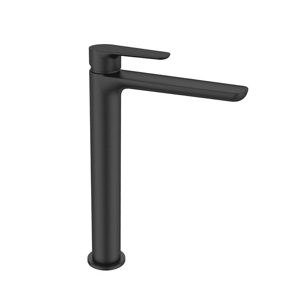 SWISS AQUA TECHNOLOGIES - Swiss Aqua Technologies Mood mitigeur lavabo XL avec levier sans tirette, G3/8, Noir mat (SATBSMOOD285C) - large