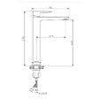 SWISS AQUA TECHNOLOGIES - Swiss Aqua Technologies Mood mitigeur lavabo XL avec levier sans tirette, G3/8, Noir mat (SATBSMOOD285C) - vignette