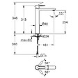 GROHE - Grohe Lineare Mitigeur Monocommande Lavabo Taille XL (23405001) - vignette