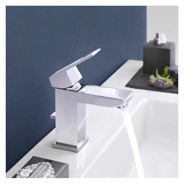 GROHE - Grohe Eurocube - Lot de 2 mitigeurs monocommande 1/2" LavaboTaille M (23445000-DUO) - large
