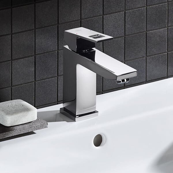 GROHE - Grohe Eurocube - Lot de 2 mitigeurs monocommande 1/2" LavaboTaille M (23445000-DUO) - large