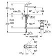GROHE - Grohe Eurocube - Lot de 2 mitigeurs monocommande 1/2" LavaboTaille M (23445000-DUO) - vignette