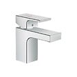 HANSGROHE - Hansgrohe Vernis Shape Mitigeur de lavabo 70, CoolStart ,avec tirette et vidage synthétique, Chrome (71593000) - vignette