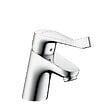 HANSGROHE - Hansgrohe Focus Care 70 Mitigeur PMR de lavabo avec poignée extra longue, ComfortZone 70, Chrome (31910000) - vignette