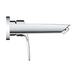 GROHE - EUROSMART Mitigeur Monocommande de lavabo, Fixation murale,   2 trous, Chrome(29337003) - vignette