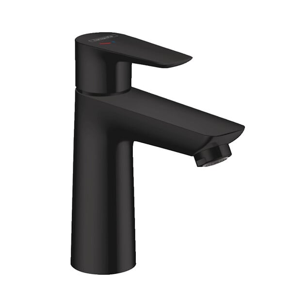 HANSGROHE - Hansgrohe Talis E Mitigeur de lavabo 110 CoolStart sans tirette ni vidage, Noir mat (71714670) - large