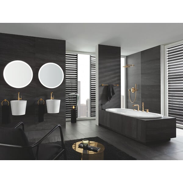 GROHE - Grohe Essence Mitigeur monocommande Lavabo  Taille L, Cool Sunrise brossé (32628GN1) - large