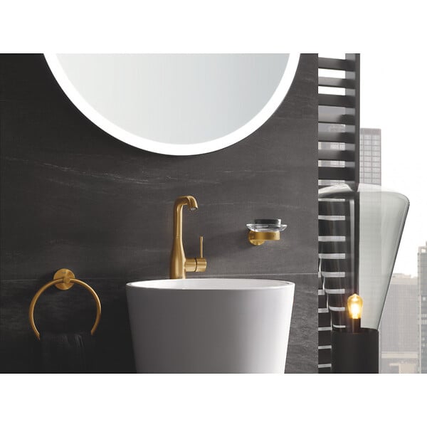 GROHE - Grohe Essence Mitigeur monocommande Lavabo  Taille L, Cool Sunrise brossé (32628GN1) - large