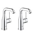 GROHE - Grohe Essence - Lot de 2 mitigeurs monocommande 1/2" Lavabo Taille M (23463001-DUO) - vignette