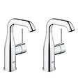 GROHE - Grohe Essence - Lot de 2 mitigeurs monocommande 1/2" Lavabo Taille M (23463001-DUO) - vignette