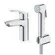 GROHE - Grohe Eurosmart Mitigeur de douche monocommande taille S, avec douchette, Chrome (23124003) - vignette