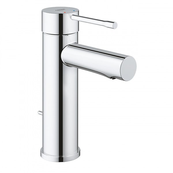 GROHE - Grohe Essence Lot de 2 mitigeurs monocommande 1/2" pour lavabo, Taille S, Chrome (32898001-DUO) - large