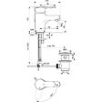PORCHER - Mitigeur lavabo Olyos C3 Porcher - Monotrou - Chrome - vignette