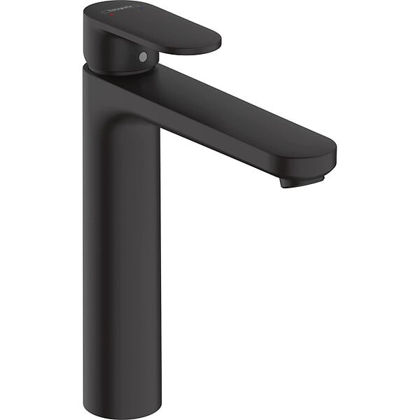 HANSGROHE - Hansgrohe Vernis Blend Mitigeur de lavabo 190 sans tirette ni vidage, Noir mat (71582670) - large