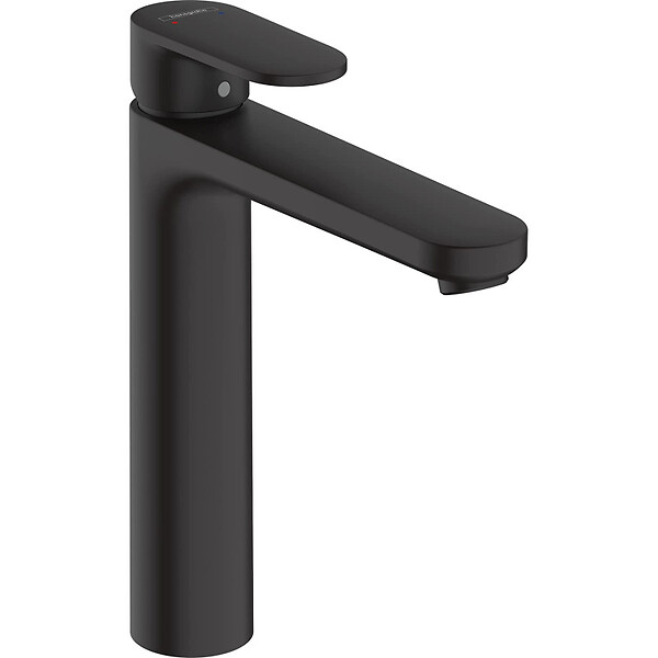 HANSGROHE - Hansgrohe Vernis Blend Mitigeur de lavabo 190 sans tirette ni vidage, Noir mat (71582670) - large
