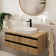 HANSGROHE - Hansgrohe Vernis Blend Mitigeur de lavabo 190 sans tirette ni vidage, Noir mat (71582670) - vignette