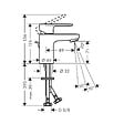 HANSGROHE - Hansgrohe Vernis Blend Lot de 2 Mitigeurs de lavabo 70 CoolStart avec tirette et vidage synthétique (71584000-DUO) - vignette