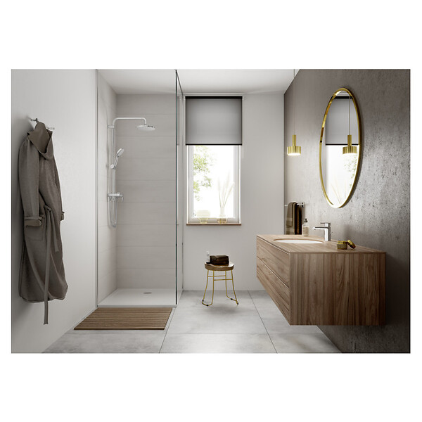 HANSGROHE - Hansgrohe Vernis Blend Mitigeur de lavabo 100 avec tirette et vidage synthétique, chromé (71551000) - large