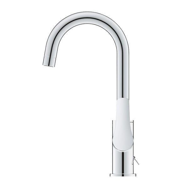 GROHE - EUROSMART Mitigeur monocommande de lavabo Taille L, avec vidage, Chrome (23743003) - large