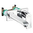 HANSGROHE - Metris Set Mitigeur monocommande lavabo encastré mural Chrome Bec long + Bonde écoulement libre + Corps encastré (31086000-SET) - vignette