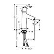 HANSGROHE - Hansgrohe Talis S 100 Lot de 2 Mitigeurs de lavabo avec cartouche céramique, Chrome (7202100-DUO) - vignette