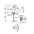 GROHE - Grohe START mitigeur monocommande lavabo taille M, sans tirette, noir mat (G-237462432) - vignette