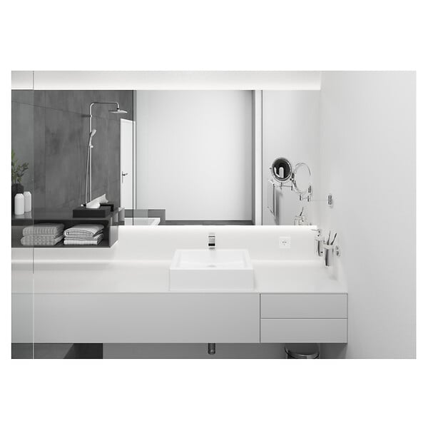 HANSGROHE - Hansgrohe Vernis Shape Mitigeur de lavabo ComfortZone 190 avec cartouche céramique, Chrome (71591000) - large